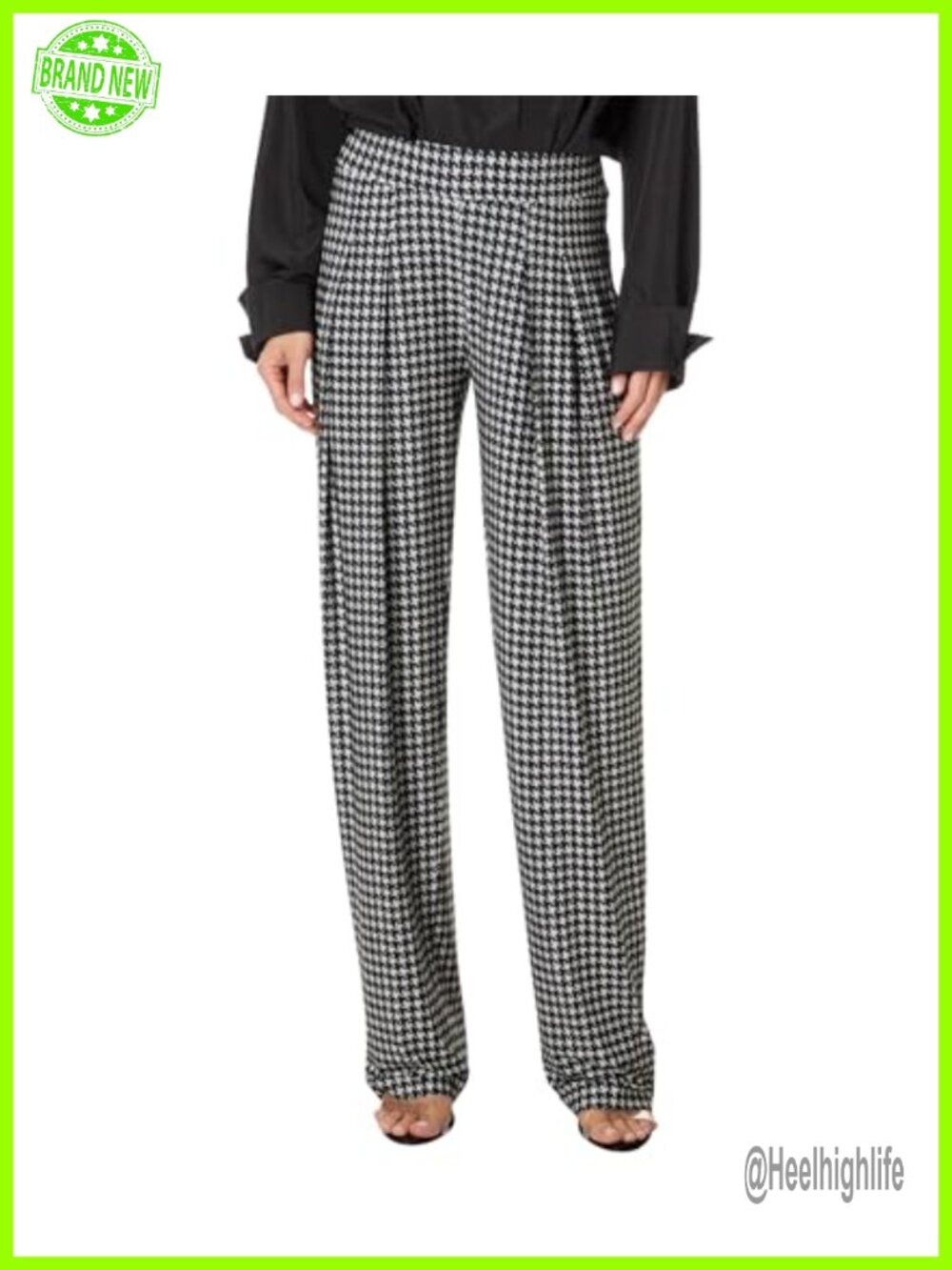 Pleated Front Trouser with Elasticized Waist and Tailored Fit